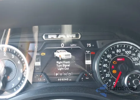 2022 Ram 1500 Big Horn 4X4 5'7 Box из США, поврежденный, VIN 1C6SRFFT4NN259417